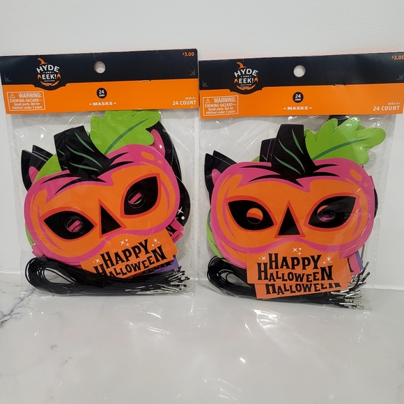 Hyde & EEK! Other - New  Hyde and Eek Boutique 48 Count Happy Halloween Masks